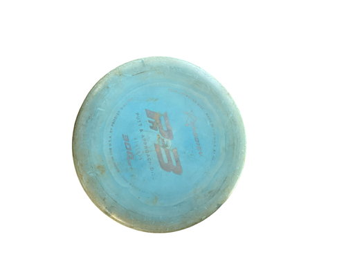 Vist Large View of Product Image Which is Used Prodigy Disc P3 Disc Golf Putter Carolina Blue