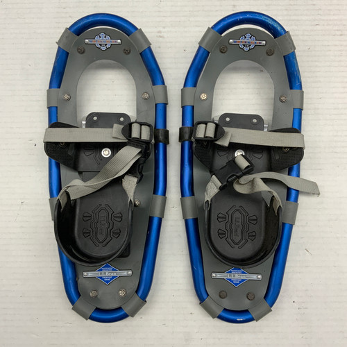 Vist Large View of Product Image Which is Used L.L. Bean WINTER WALKER Snowshoes Boys Royal Blue 16"