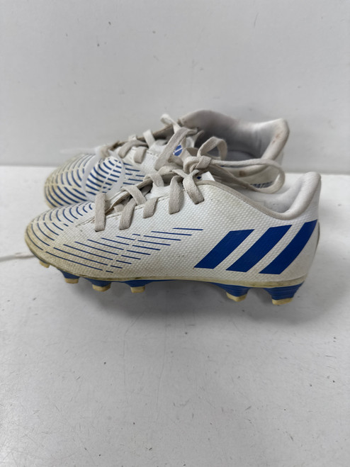 Vist Large View of Product Image Which is Used Adidas PREDATOR Soccer Cleats White Youth 11.5