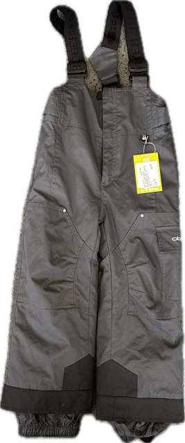 Vist Large View of Product Image Which is Used Obermeyer Snow Bibs Y Grey Junior