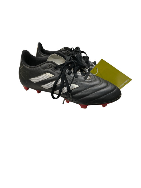 Vist Large View of Product Image Which is Used Adidas Soccer Cleats Black Youth 07.0