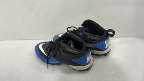 Vist Large View of Product Image Which is Used Nike BC NIKE MID CUT BLK/BLU JR 4 BB/SB Cleats Black Junior 04