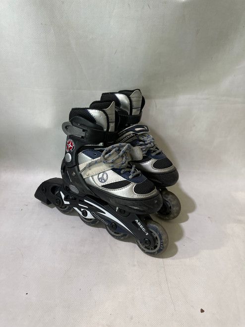 Vist Large View of Product Image Which is Used Schwinn RSKT SCHWINN ADJ 10-13 Junior Rec Fitness Skates Black Adjustable