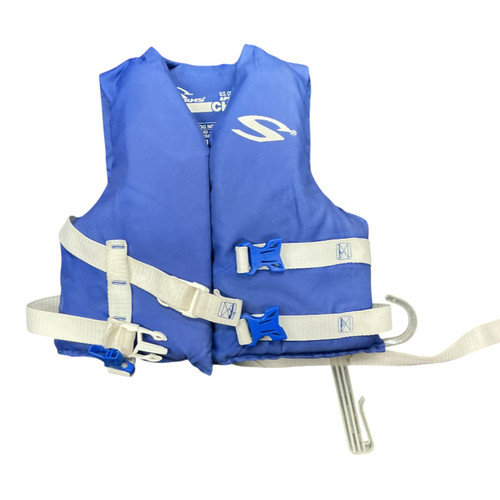 Vist Large View of Product Image Which is Used Stearns CHILD LIFE VEST Child PFD Royal Blue Child 30-50
