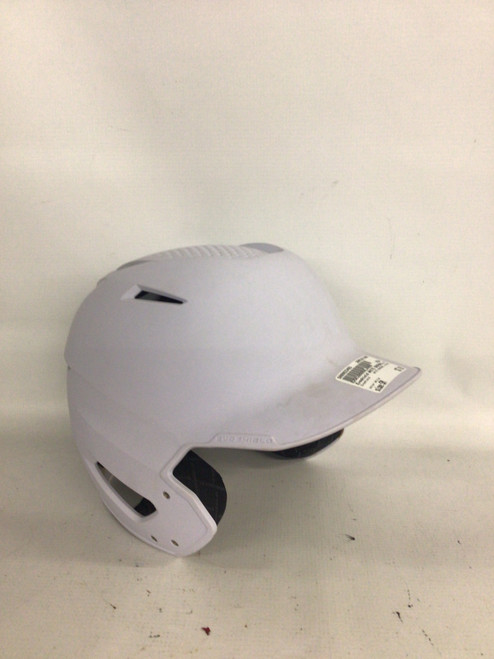 Vist Large View of Product Image Which is Used Evoshield WHITE BASEBALL HELMET Batting Helmet No Mask White SM