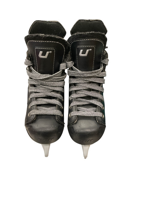Vist Large View of Product Image Which is Used CCM U+ Youth Hockey Skate Youth 11.0