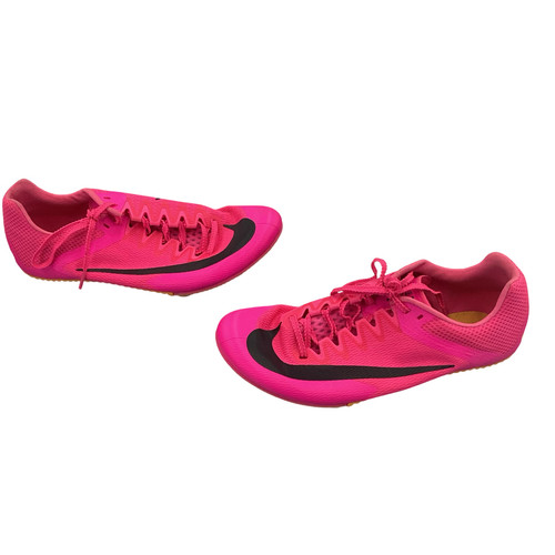 Vist Large View of Product Image Which is Used Nike Track & Field Cleats Adult Pink Senior 8