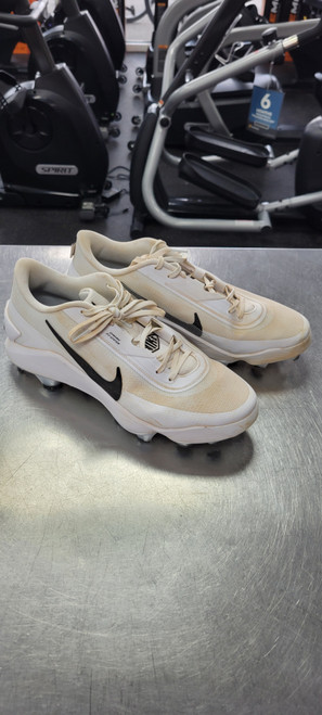 Vist Large View of Product Image Which is Used Nike DIAMOND SHOWCASE 12.5 BB/SB Cleats White Senior 12.5
