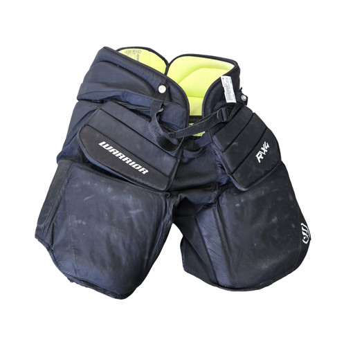 Vist Large View of Product Image Which is Used Warrior RX4E INTERM GOALIE PANTS Inter Goalie Pant Black M/L