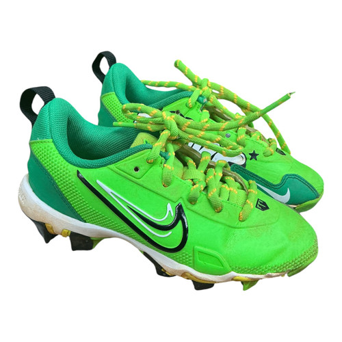 Vist Large View of Product Image Which is Used Nike FORCE TROUT 9 BB/SB Cleats Green Youth 13.0