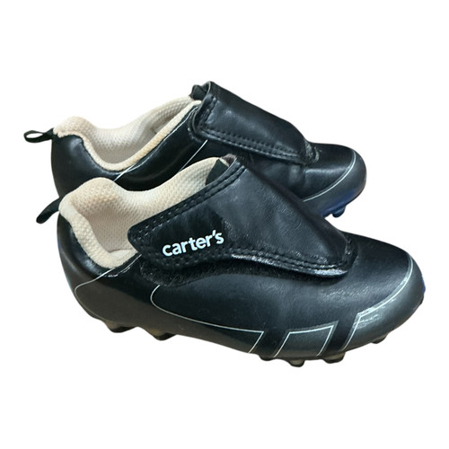 Vist Large View of Product Image Which is Used CARTERS Soccer Cleats Black Youth 08.0