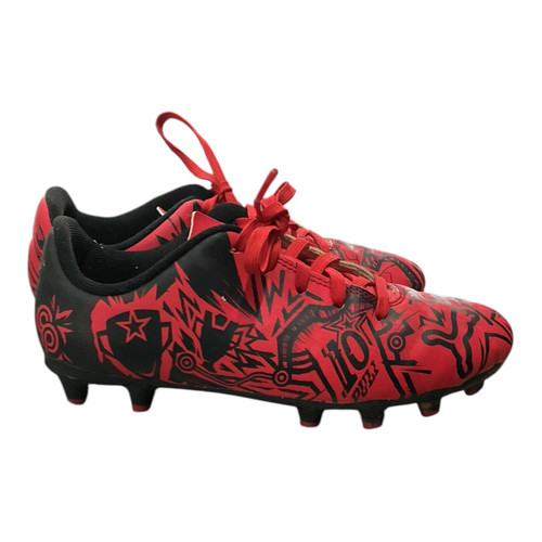 Vist Large View of Product Image Which is Used Puma TACTO II Soccer Cleats Red And Black Junior 01.5