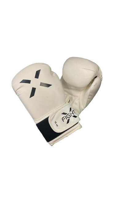 Vist Large View of Product Image Which is Used, Boxing Gloves, White, LG