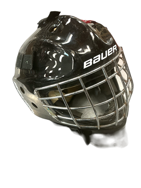 Vist Large View of Product Image Which is Used Bauer YOUTH Youth Goalie Helmet/Mask Black One Size