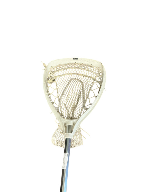 Vist Large View of Product Image Which is Used STX AMP Mens Goalie Stick White