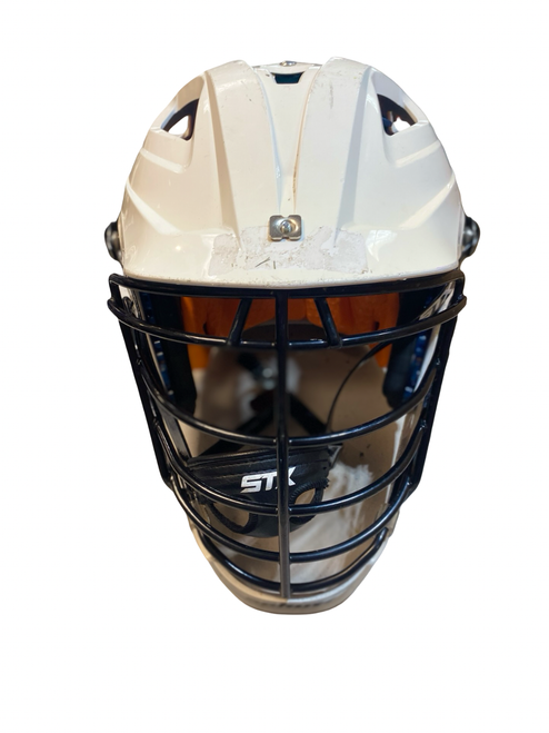 Vist Large View of Product Image Which is Used STX STALLION 500 Lacrosse Helmet White SM