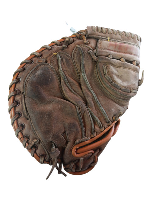 Vist Large View of Product Image Which is Used Rawlings JED SIMMONS BB/SB Catchers RH Throw Brown 31"