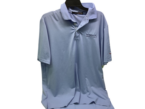 Vist Large View of Product Image Which is Used S.S. Golf Shirt M Carolina Blue LG