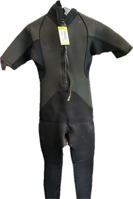 Vist Large View of Product Image Which is Used Mens Full Wetsuit Black MD Tall
