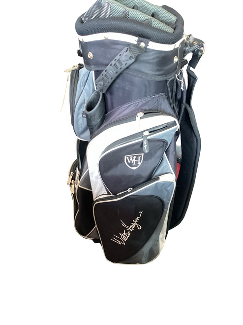 Vist Large View of Product Image Which is Used Walter Hagen 14 WAY CART BAG Mens Cart Bag Black
