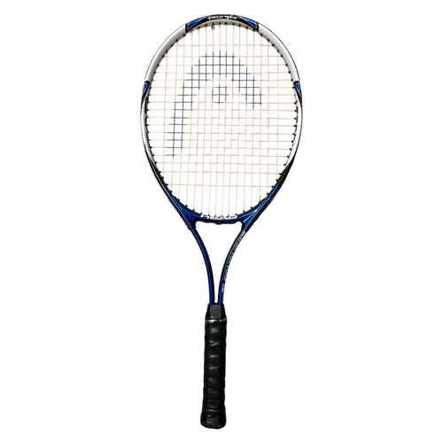 Vist Large View of Product Image Which is Used Head TI- CONQUEST Adult Tennis Racquet Royal Blue 4 1/2"