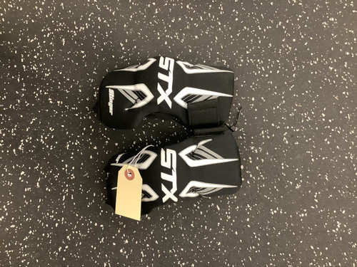 Vist Large View of Product Image Which is Used STX STINGER Lacrosse Arm Pads/Guards Black XXS