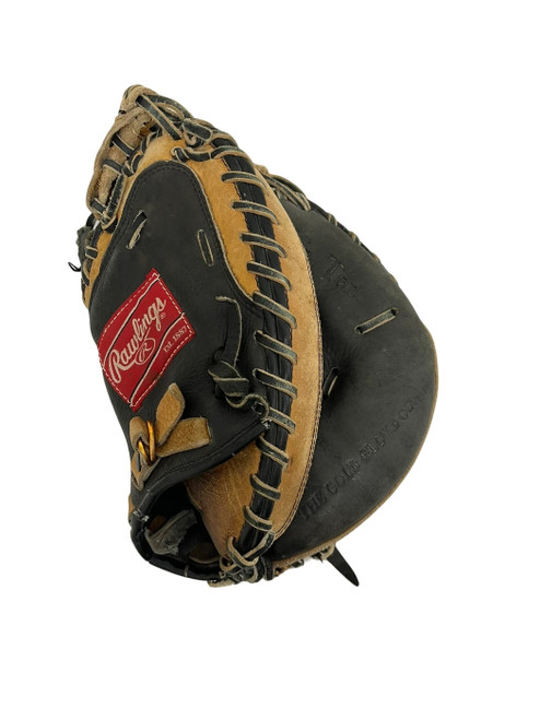 Vist Large View of Product Image Which is Used Rawlings Player Preferred 31.5 RH Throw Catchers Glove Tan/Black