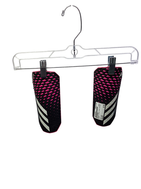 Vist Large View of Product Image Which is Used Adidas Soccer Shin Guards Adult Pink MD
