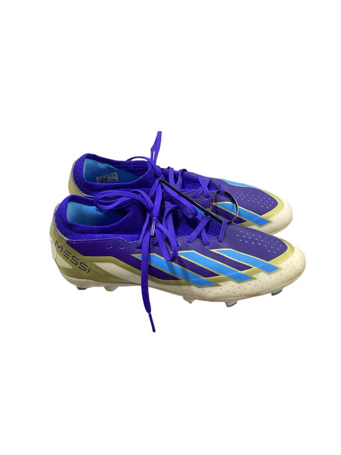 Vist Large View of Product Image Which is Used Adidas MESSI RYL/WHT/GLD Soccer Cleats Royal Blue Senior 6