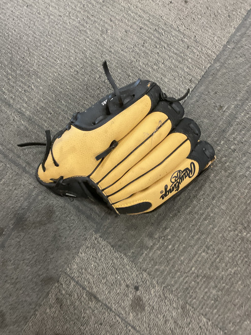 Vist Large View of Product Image Which is Used Rawlings PLAYER SERIES BB/SB Glove LH Throw Brown 10"