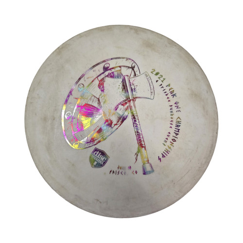 Vist Large View of Product Image Which is Used Discmania ORIGIN Disc Golf Mid Range White