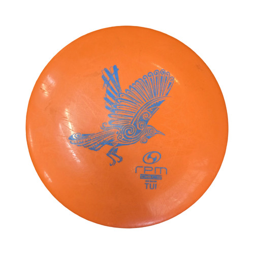 Vist Large View of Product Image Which is Used RPM TUI Disc Golf Mid Range Orange