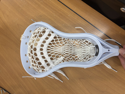 Vist Large View of Product Image Which is Used String King LEGEND SR Mens Lacrosse Head White