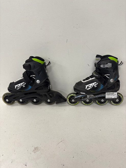 Vist Large View of Product Image Which is Used Bladerunner PHASER ADJ 13-3 Junior Rec Fitness Skates Black Adjustable