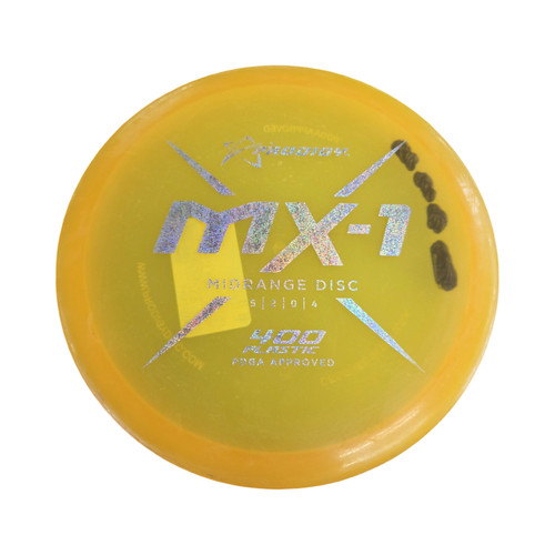 Vist Large View of Product Image Which is Used Prodigy MX-1 MID Disc Golf Mid Range Gold