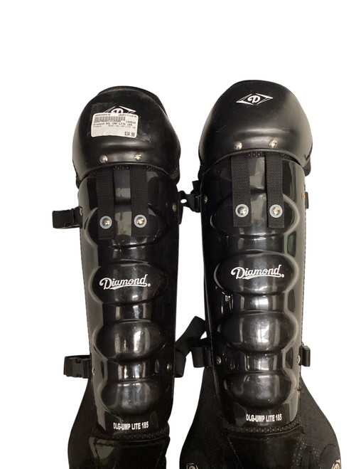 Vist Large View of Product Image Which is Used Diamond DGL UMP LITE 185 Umpire Leg Guards