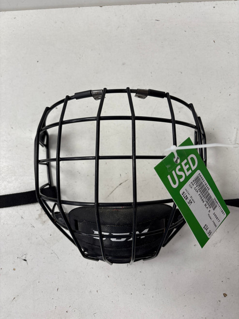 Vist Large View of Product Image Which is Used CCM FM580 Hockey Wire Mask Black SM