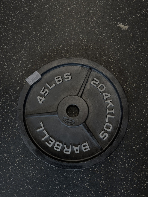 Vist Large View of Product Image Which is Used Olympic Plate (Each) 45 lb
