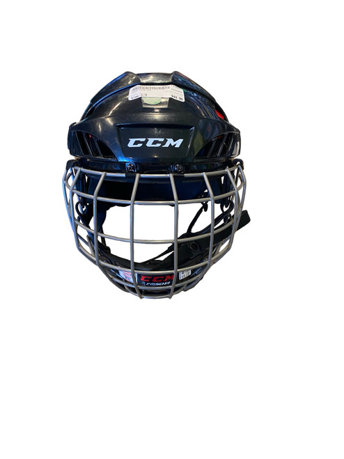 Vist Large View of Product Image Which is Used CCM CCM 50 Helmet Cage Combo Black S/M