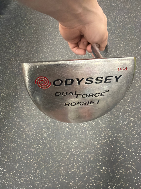 Vist Large View of Product Image Which is Used Odyssey DUAL FORCE ROSSIE 1 Mens Putter RH