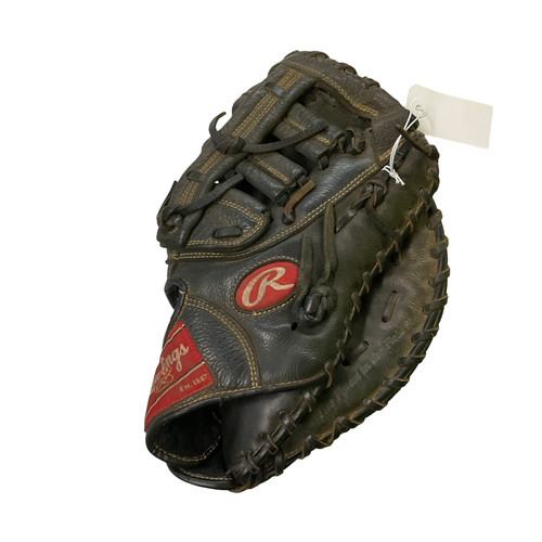 Vist Large View of Product Image Which is Used Rawlings RFBRB RENEGADE BB/SB First Base RH Throw Black 12 1/2"