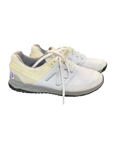 Vist Large View of Product Image Which is Used New Balance Mens Golf Shoes White Senior 10.5