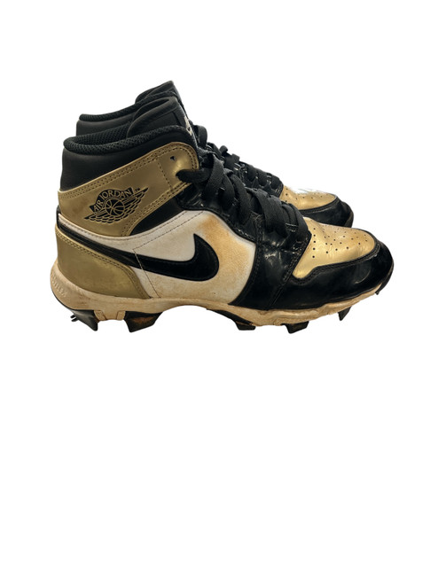 Vist Large View of Product Image Which is Used Nike JORDAN BB/SB Cleats Gold Youth 06.0