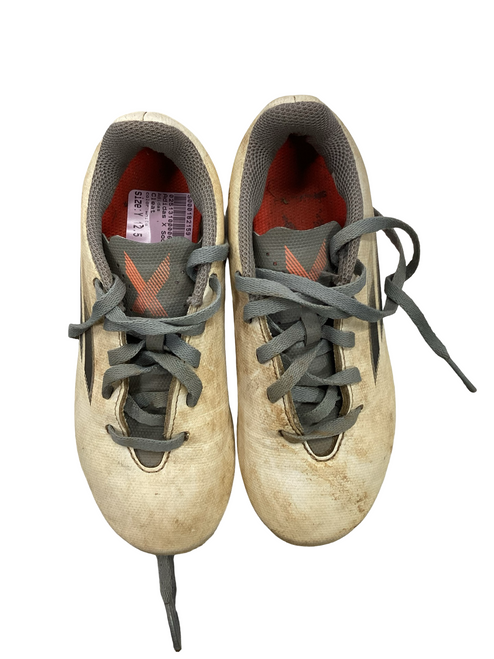 Vist Large View of Product Image Which is Used Adidas X Soccer Cleats White Youth 12.5