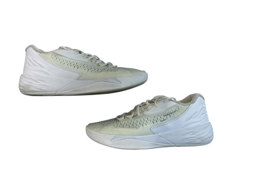Vist Large View of Product Image Which is Used Puma Basketball Shoes W White Senior 9