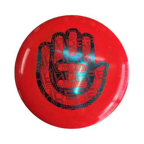 Vist Large View of Product Image Which is Used Westside WARSHIP Disc Golf Mid Range Red