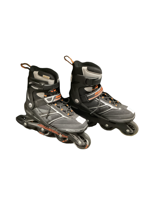 Vist Large View of Product Image Which is Used Rollerblade ZETRA BLADE Senior Roller Quad Skates Black Senior 8