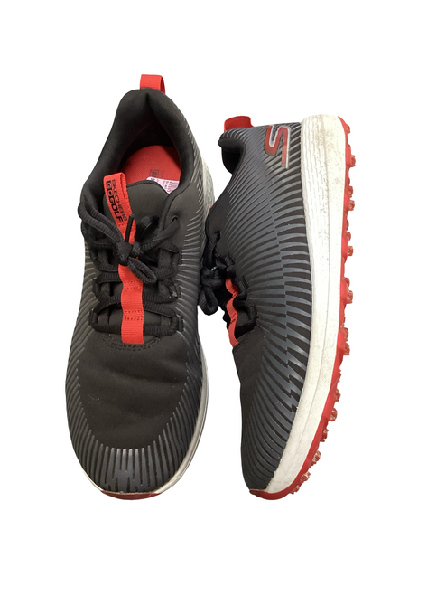 Vist Large View of Product Image Which is Used Sketchers Mens Golf Shoes Black Senior 9.5