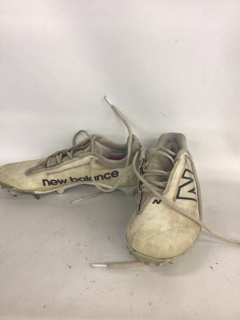 Vist Large View of Product Image Which is Used New Balance LAX Cleats Womens White Senior 8
