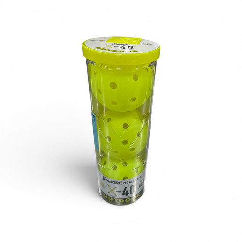 Vist Large View of Product Image Which is Used Franklin X-40 3 PACK YELLOW Pickleball Balls